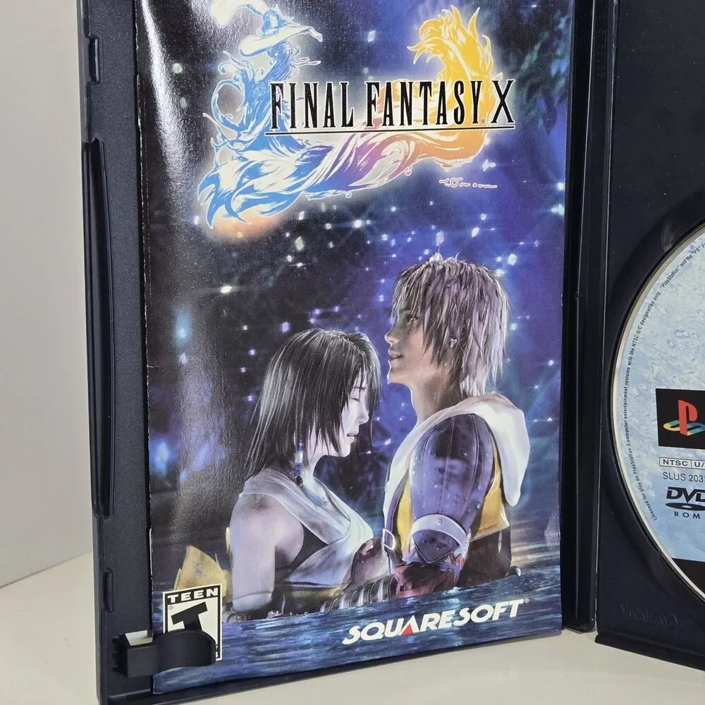 Final Fantasy X 10 Black Label Sony PlayStation 2 PS2 - Complete In Box